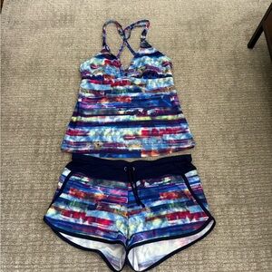 Athleta Multicolor Bikini Set